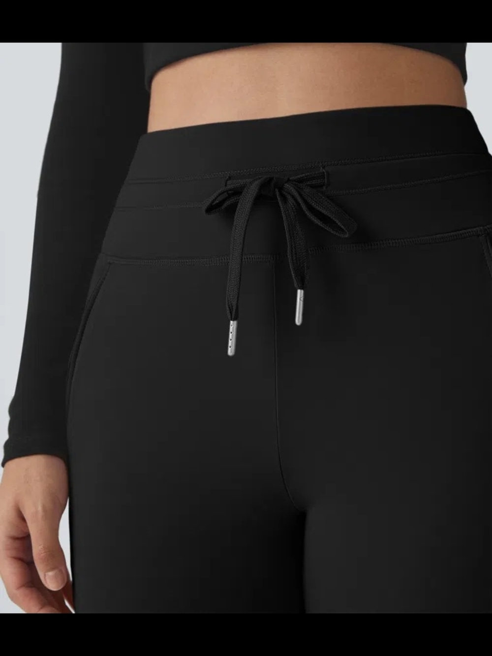 NWOT Halara SoftlyZero™ High Waisted Drawstring Pocket Plain Full Length Jogger - Picture 4 of 4
